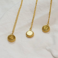  Zodiac Coin Pendant Necklace