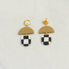 Check It - Abstract Earrings